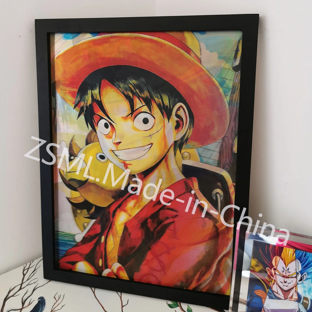 Wholesale 3D Anime Lenticular Pictures Wall Art Movie Flip Changing Posters for Room Decor. (Pls Contact us for Full Catalogs)