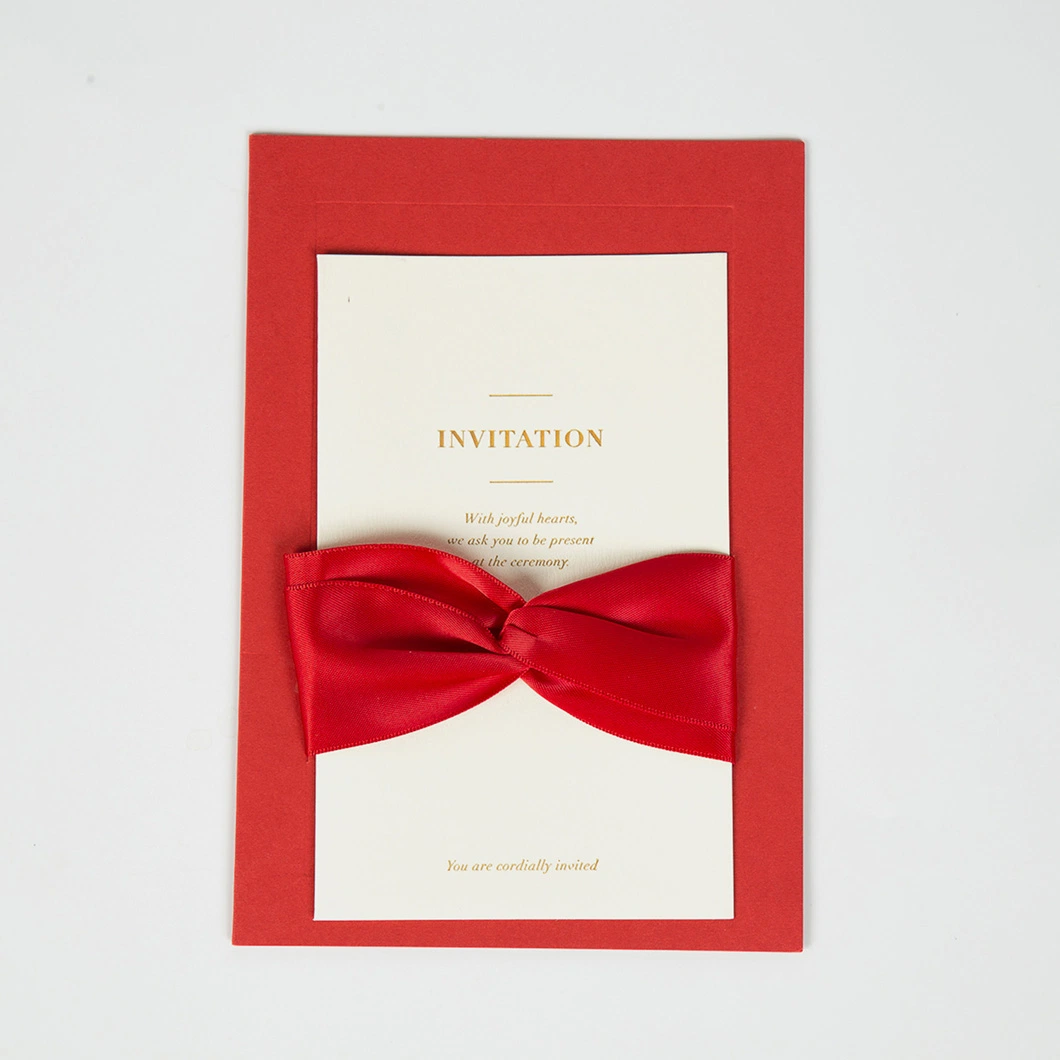 China Wholesale Valentine&prime; S Day/Wedding/Event Invitation Card Packaging