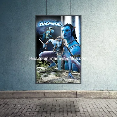 Strong 3D Deep Effect Posters Lenticular Board Advertising Anime Posters